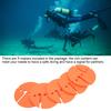 5Pcs Diving Line Marker Cave Dive Marker     Rope Line Marker PVC Round Shape for Underwater