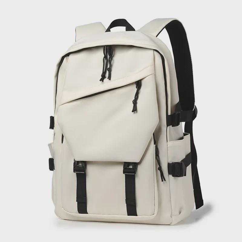 Trendy Large Capacity Backpack for Students: Simple, Stylish, and Versatile for Junior High, High School, and College.