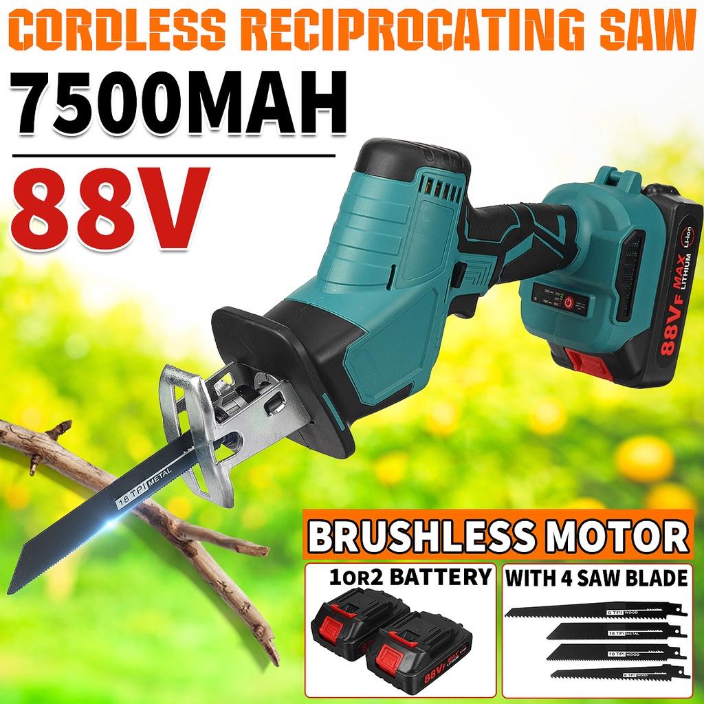 7500mAh Bezszczotkowa Piła do Drewna/Metalu Narzędzie Stolarskie Akumulatorowa Piła Szablasta Akumulatorowa Piła Elektryczna