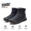 Winter Snow Boots Kids Adults - Warm Lined Anti-Slip High-Top Cotton Shoes Snowy Conditions