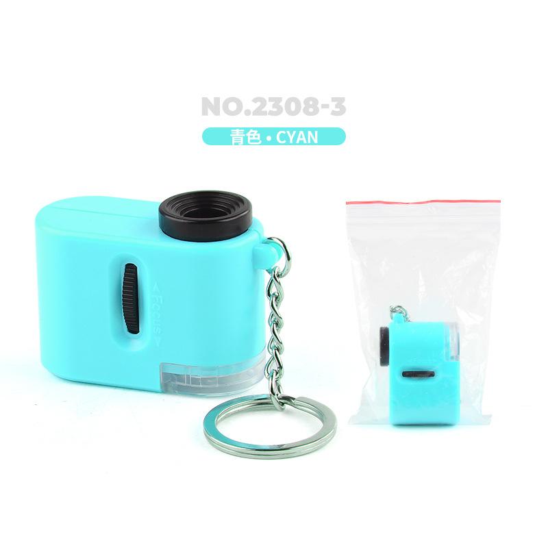 

Microscope Portable Handheld Jeweler Magnifier with Led Light Mini Pocket Magnifying Glass for Home and Office
