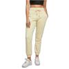 Pantalon de jogging - Urban Classics Organic - Jaune - Coton biologique - Taille haute - Femme