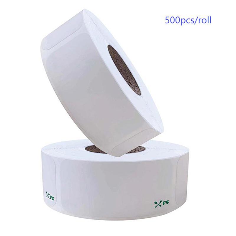 500Pcs Can Write Label Stickers Food Classification Labels Adhesive Paper Home Office Gift Stickers