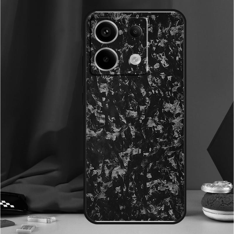 Forged Carbon Case For Xiaomi Redmi Note 14 Pro 13 12 11 10 15 Pro Plus Redmi 15 14C 13C 10C 12C 15C Funda
