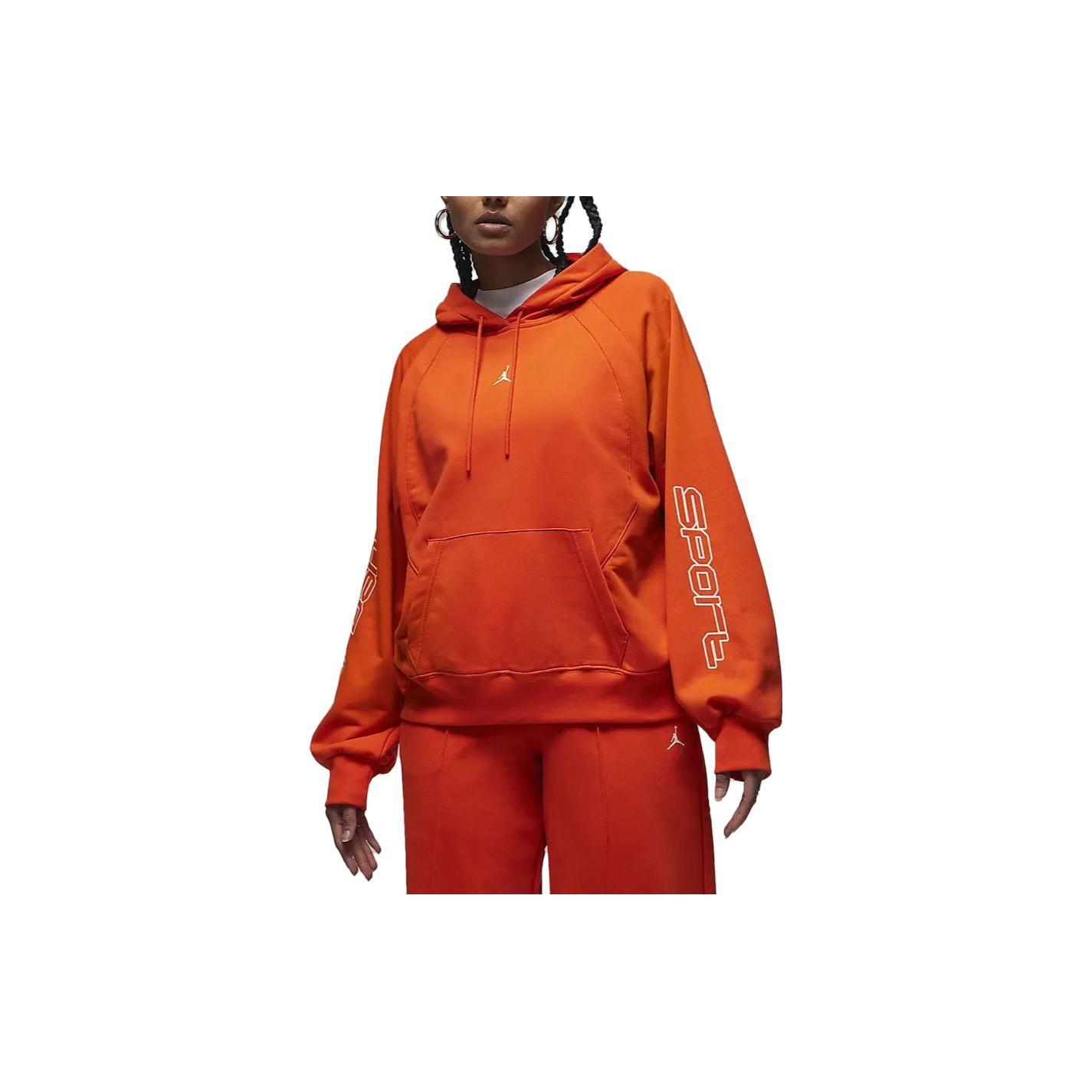 

Свободная толстовка с логотипом Jordan Sport, женская толстовка Passion-Red FD7374-633
