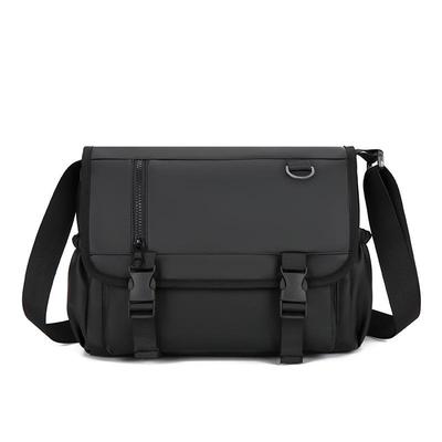 Korean Style Minimalist Men's Crossbody Bag: Large Capacity for Short Trips and Casual Use