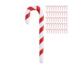 50Pcs DIY Craft Christmas Candy Cane Plastic Hanging Ornaments Christmas Candy Decorations Jewelry Mint Candy Christmas Pendant