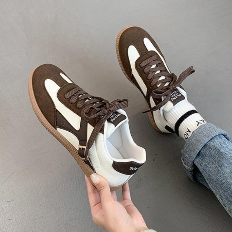 

Осенне-зимняя женская обувь, женские кроссовки, белая обувь, низкие нескользящие повседневные туфли 41 коричневый