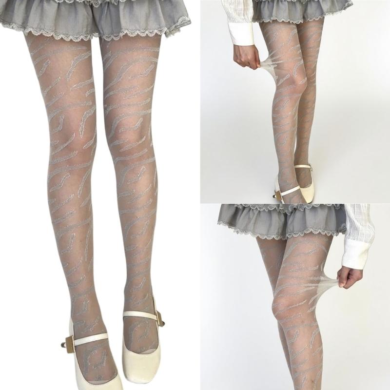 Sheer Invisible Women's Tights Home Pattern Slim Fit Nonslip Comfort Practical Nylon for Everyday Wear