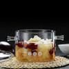 High Borosilicate Glass Saucepan for Cooking, Clear Cooking Pot, Gas Open Fire, High Temperature Resistant, Cookware, New, House