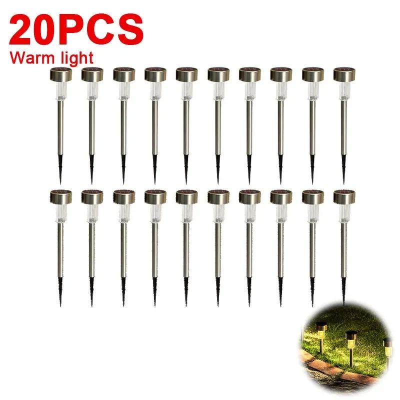 Solar-Außenleuchten, Gartenlampe, solarbetrieben, wasserdicht, für Landschaft, Weg, Außenbereich, für Hof, Hinterhof, Rasen, Terrasse, dekorativ