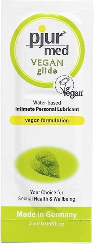 Dosette Lubrifiant Eau Vegan Pjur 2ml - Pjur - Lubrifiants à base d'Eau