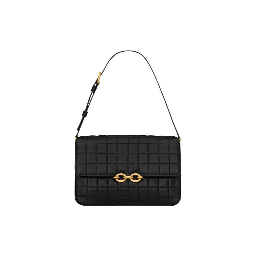 Saint Laurent Le Maillon Satchel Black Women Shoulder_bags 737354-AABVP-1000