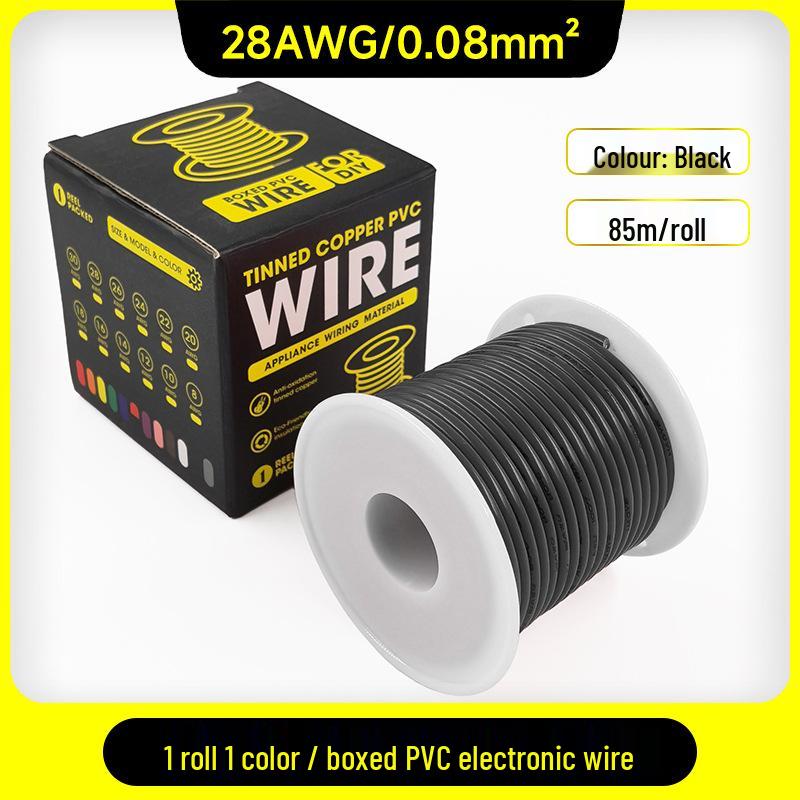 1007 PVC Electronic Wire 16AWG-30AWG Tinned Copper, Flying Lead Aviation Wire