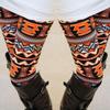 Winter Warm Women Knitted Tights Pants Skinny Slim Trousers Xmas Snowflake Reindeer Pencil Leggings