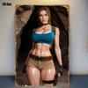Cave Explorer Tin Sign Metal Wall Art X Inch for Living Room Game Room Bedroom