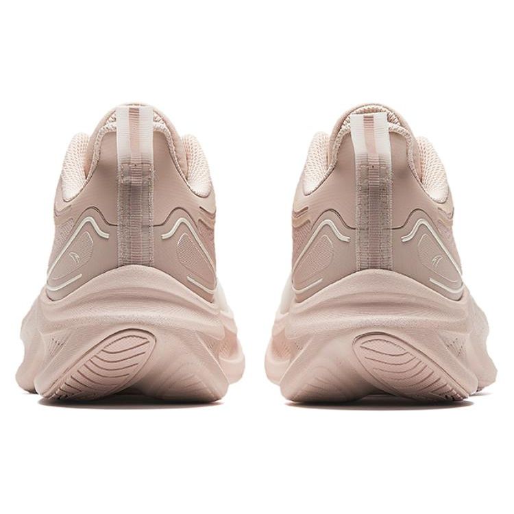 Anta Feiyun Comfortable Non-Slip Breathable Low-Top Running Shoes Women sneaker Pink Gray 922415577-3