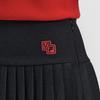 Fila Golf Series Fashion Simple Classic Sports Golf Trendy Comfortable Versatile Woven Pleated Casual Skirt Women Skirts Deep-Black A11W615311FBK