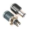 H4 Led Moto H6 Ba20D Led Motosiklet Far Ampulleri Csp Lens Beyaz Sis Farları
