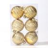 12pcs Creative Christmas Ball Delicate Hanging Ornament DIY Supplies Christmas Tree Pendant  Wedding