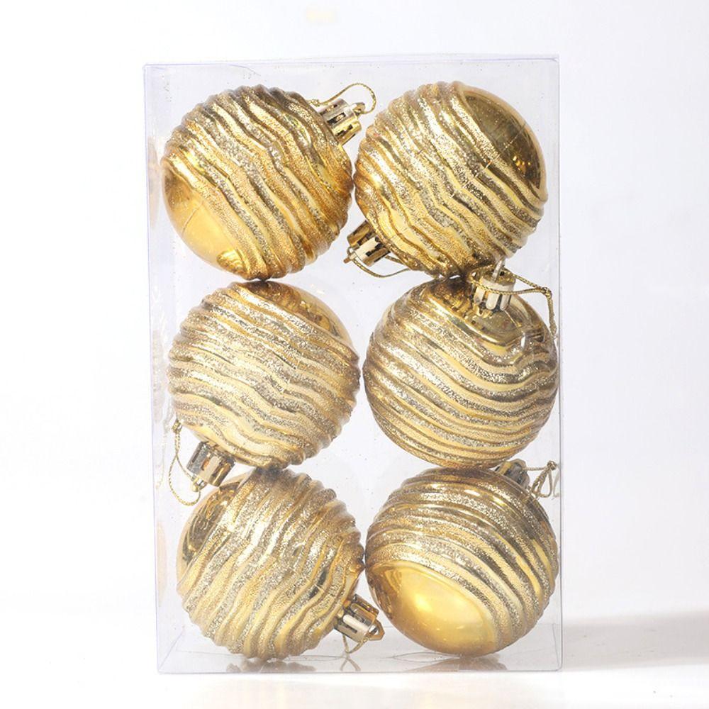12pcs Creative Christmas Ball Delicate Hanging Ornament DIY Supplies Christmas Tree Pendant  Wedding