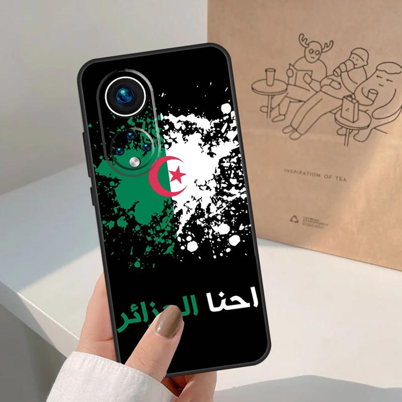 Flag Of Algeria For Honor Magic 8 5 6 7 Pro Case For Honor 400 200 Lite 50 70 90 X8c X8b X9a X9b X9c X9d Win
