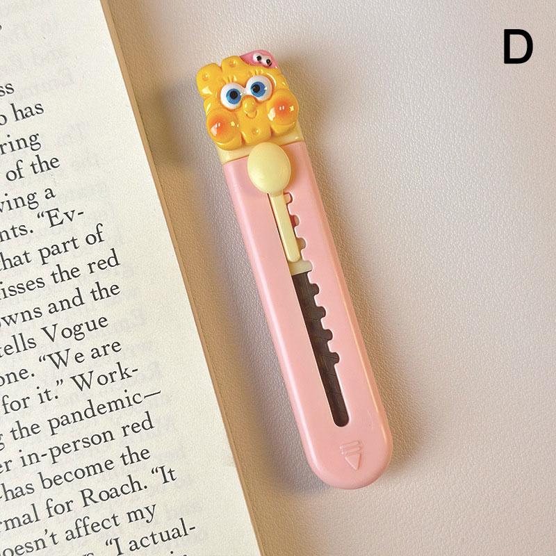 

Милый мультяшный нож-канцелярия Милый мультяшный нож Портативный нож для резки бумаги Справочник