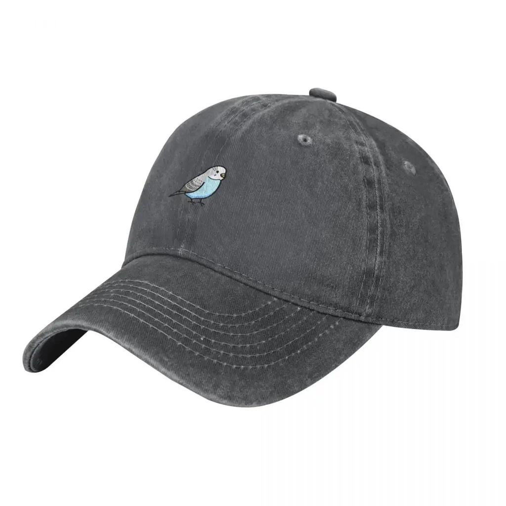 Blue Budgie Baseball Cap Dad Hat Streetwear Unisexs Big Size Hat Hat Baseball Cap Womens Golf Wear Unisexs