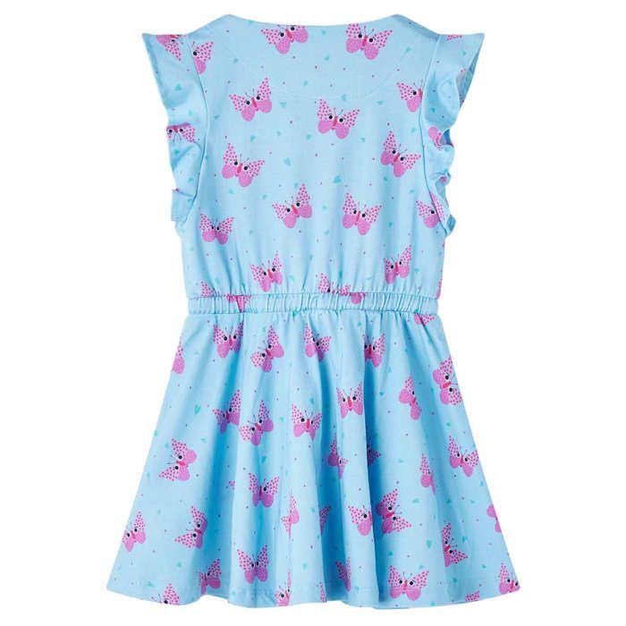 Robe pour enfants avec boutons sans manches bleu 92/104/116/128/140