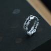 Adjustable Vintage Fish Ring Men Women Boho Animal Jewelry Plated Open Band