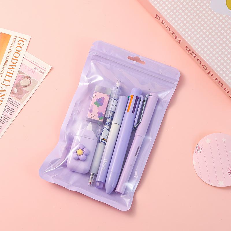 In's Minimalist Stationery Set: High-Value Pen, Correction Tape & Pencil Set for Students