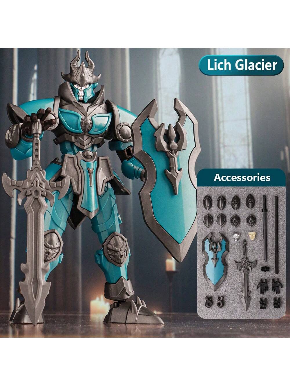 

Lucky 13 подвижная кукла Король Артур Король-лич Рыцарь робот игрушка-модель для сборки подарок для мальчика