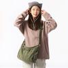 Washed Canvas Messenger Bag Female Retro Literary Lazy Wind Tote Bag College Student Commuting Shoulder Bag Mailman Bag Male
