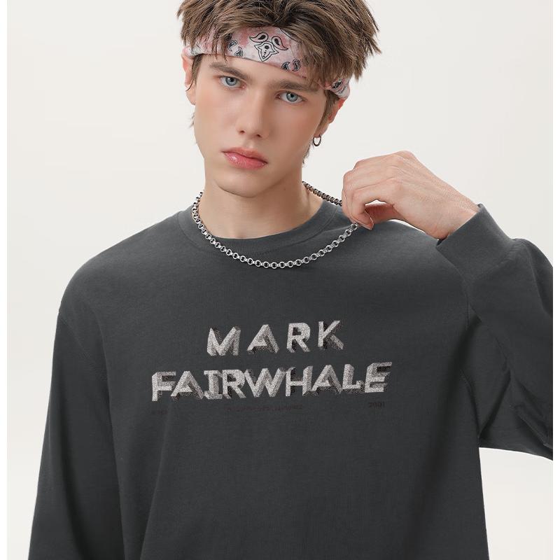 Mark Fairwhale Men's Heavyweight Long Sleeve Cotton T-Shirt