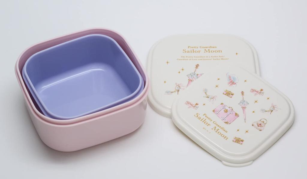 OSK Sailor Moon Seal Container Set SSP22 Lavender 2-Piece