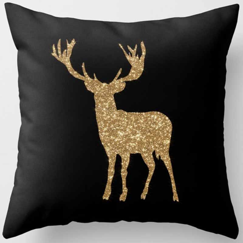 

Черно-желтая квадратная наволочка, украшение для дома, чехол для автомобильного дивана 45 см * 45 см