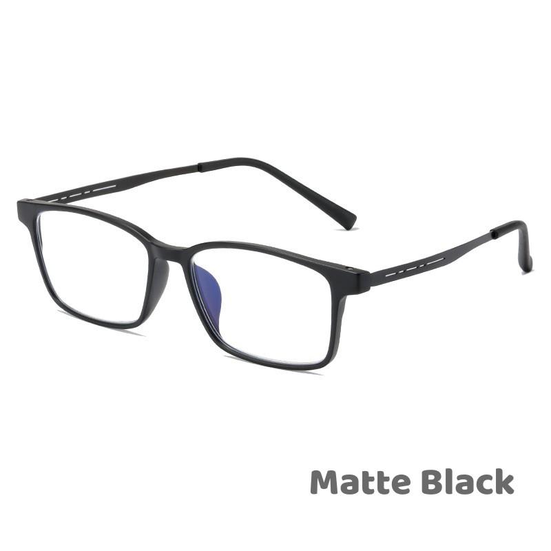 

Fashion Titanium Business Eyewear Ultralight Men S Reading Glasses Unisex Blue Light Blocking Prescription Diopter Eyeglasses +1.0