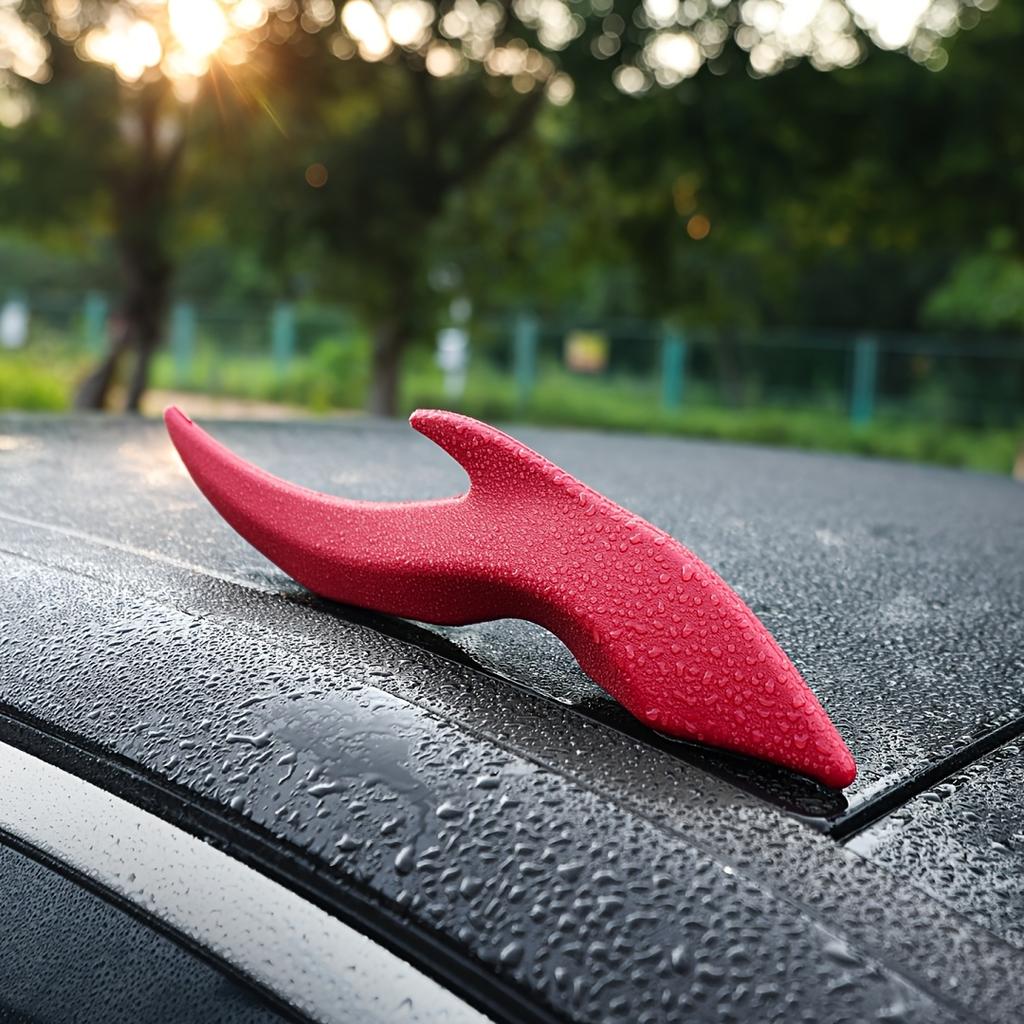 Car cool dragon horn 3D body decoration sticker, creative roof decoration sticker EVA material car exterior decoration Christmas