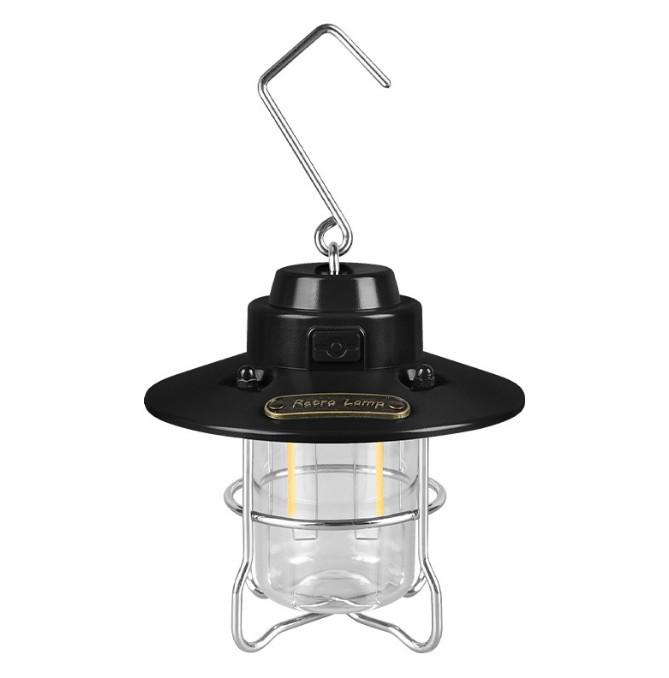 Outdoor Camping Light Led Retro Barn Lantern Portable Tent Light Usb Charging Waterproof Camping Lantern