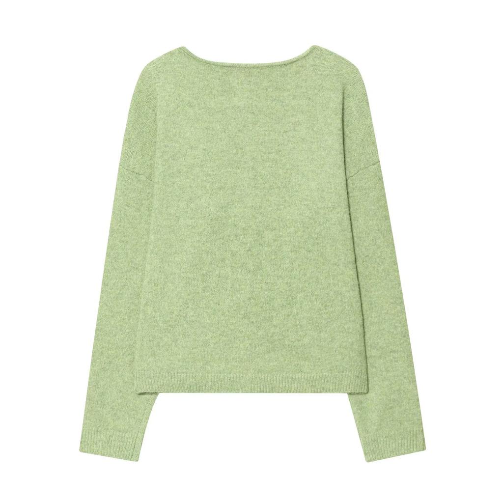 European and American style, new women's clothing, autumn and winter French niche classic button-loose cardigan sweater
