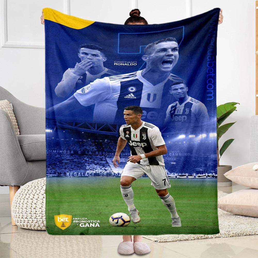 Ronaldo's Juventus Celebration Blanket Warmthful Decor Perfect for Picnics Chair Office Four Seasons Universal Stylish Decor