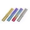 1Pc Portable Barber Hairdressing Tool Hair Salon Electroplating Haircut Hairdressing Comb Men Flat Head Comb