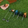 1PCS Ferramenta de Reparo de Simulação Serra 1:12 Casas de Bonecas Miniatura Cortador de Grama de Corrente Decoração de Jardim Acessórios de Mobiliário