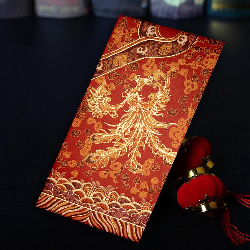 

2026 Hong Kong Year of the Horse Luxury Red Packet - Creative Personalized New Year Envelope Flat Hundred Dollar/12 pcs