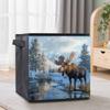 A Deer Drinking Water 5D Diamond Painting Storage Basket Full Round Drill Mosaic Diamond Embroidery Cross Stitch Kits Home Decor Home Decor