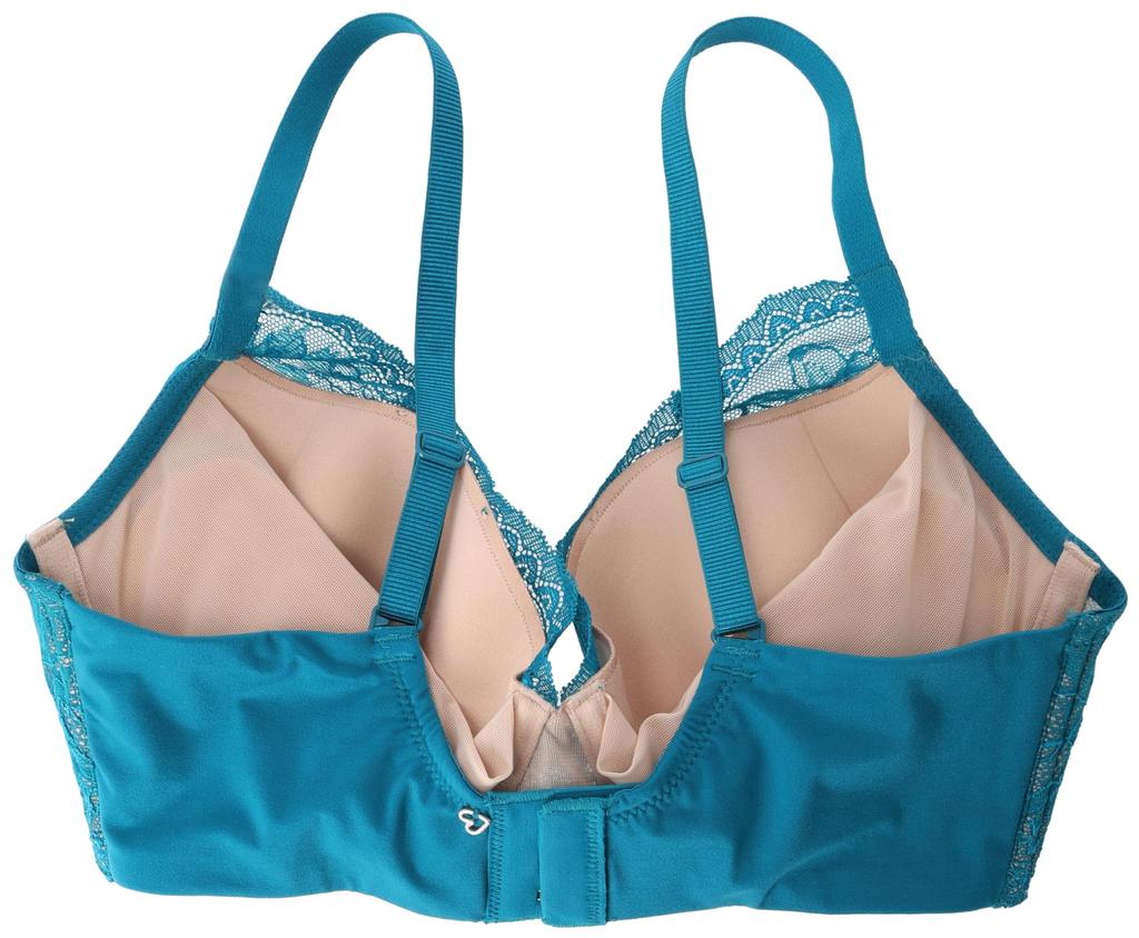 AMOSTYLE Natural You M010 Size E65 Bra, (Green),