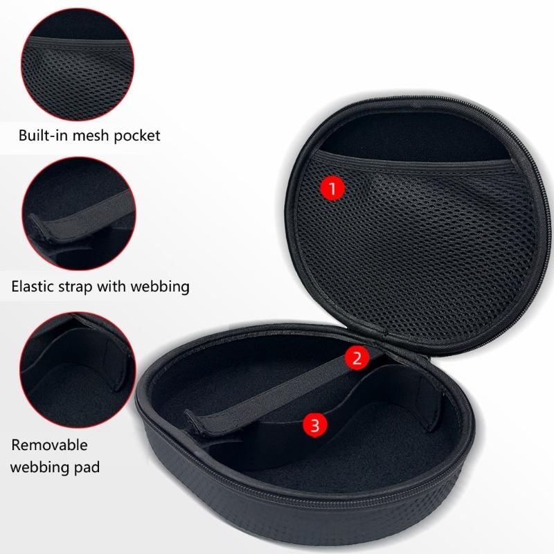 EVA and Oxford Fabric Protective Headphone Case with Anti Scratch for T720BT/T730/750BT/T760/T770NC/T780NC Travel Storage