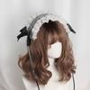 Jk Lolita Lace Headband Sweet Anime Maid Cosplay Headdress Gothic style Ruffled Hairband  Daily