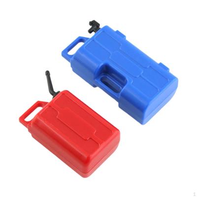2 Pieces 1/10 Scale Mini Fuel and Gas Can RC Accessories Easy To Install Container Oil Drum for