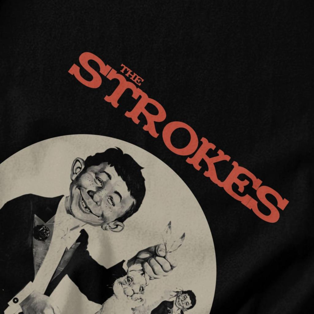 Men T Shirt Strokes 2025 Summer Y2K Graphic Quality Unisex Tops T Shirts